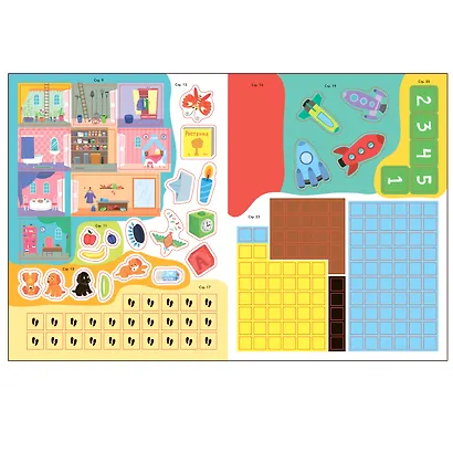 Логика, мышление 5+. Школа семи гномов. Активити с наклейками - фото 4