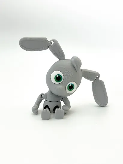 Фигурка 3D Зайчонок Скок (80005999) (6х9х2) - фото 3