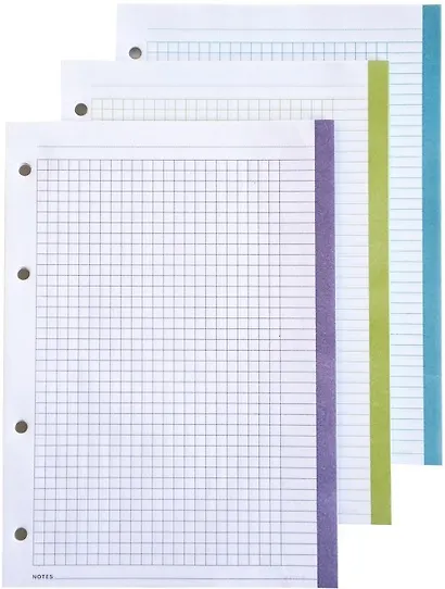 Сменный блок для тетради на кольцах «Цветной», 120 листов - фото 3