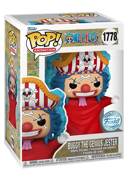 Фигурка Funko POP! Animation One Piece Buggy The Genius Jeaster (Exc) (1778) (Fun82834) - фото 2
