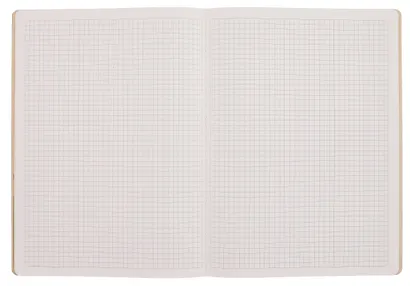 Тетрадь 194*266, 40 листов в клетку "Blossom" коричневый, сшивка - фото 5