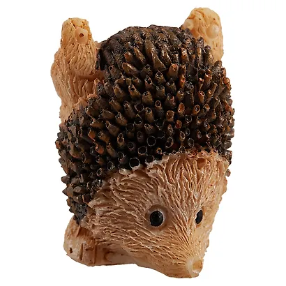 Фигурка Ёжик коричневый (полистоун) (4х5) (12-06721-CW003) - фото 3