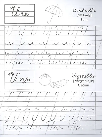 Английские прописи. Тренажер - фото 3