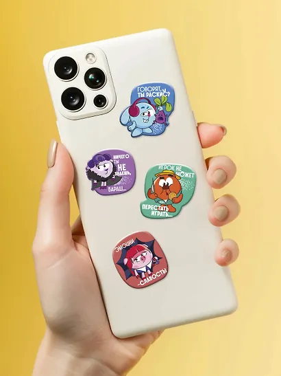 Смешарики. 3Д стикеры на телефон - фото 6