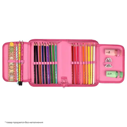 Пенал 1 отделение "Алиса" 20*13,3*3,5 см, полиэстер - фото 5