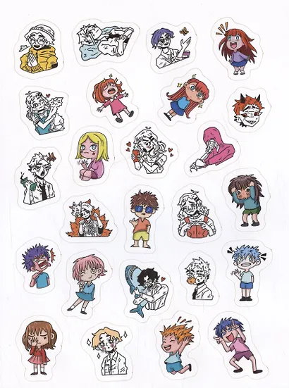 100 НАКЛЕЕК. АНИМЕ - фото 5
