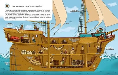 Что? Почему? Зачем? Пираты. 300 многоразовых наклеек - фото 2