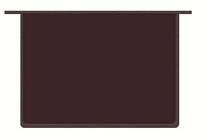 Папка для тетрадей А4 (33*23,3см) Феникс+ Бордо пластиковая на молнии 41698 - фото 1