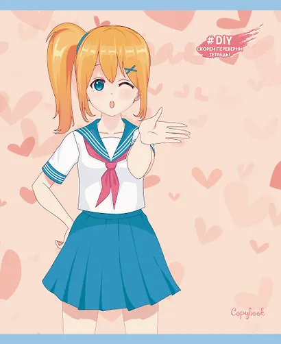 Тетради в клетку Listoff, "DIY Collection. Милашки", 48 листов, 10 штук, в ассортименте - фото 3