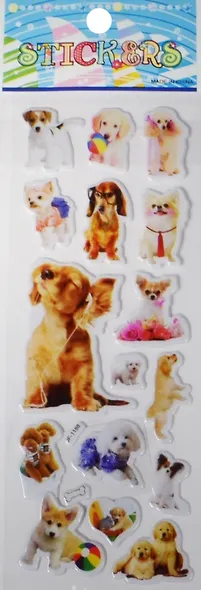 Набор наклеек JF-1188 Собаки/Кошки, в ассортименте (11-22322-JF-1188) - фото 1