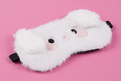 Маска для сна Кролик (иск.мех) (12-37395-22-23) - фото 10