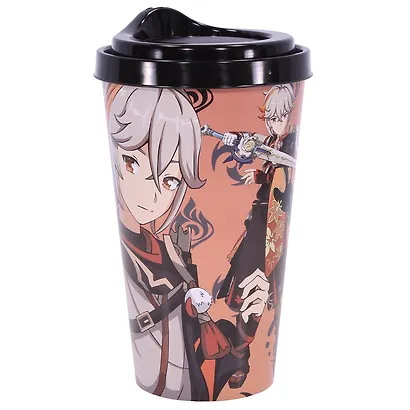 Стакан аниме Genshin Impact Kazuha (пластик) (550 мл) - фото 2