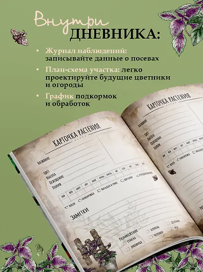 Магия садоводства. Дневник наблюдений, шпаргалки и лунный календарь для создания волшебного сада (Bruk.herbs) - фото 5