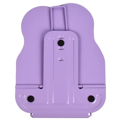 Подставка для книг/учебников "ЧИБИ" сиреневая, металл., фигурная вырубка - фото 3