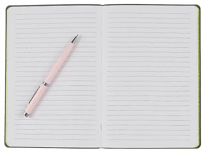 Книга для записей А5 80л "Dream book. № 2" иск.кожа, интеграл.переплет, комбинир.блок (точка, линия), инд.уп. - фото 3