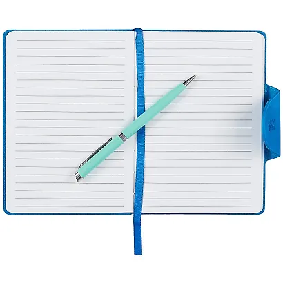 Записная книжка А6 80л лин. "Snap book. No 4" иск.кожа, интегр.переплет, клапан, термотиснение, ляссе, инд.уп. - фото 3