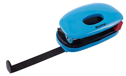 Дырокол «Round», Berlingo, 10 листов, пластиковый, голубой - фото 6