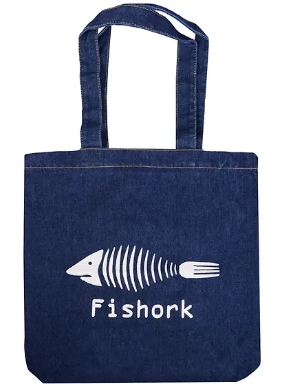 Сумка-шоппер джинсовая на молнии Fishork 37*33см 12-11522-1915-4 - фото 3