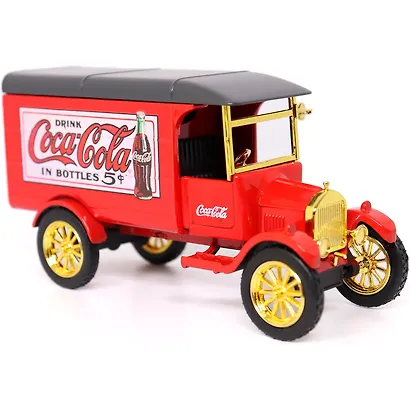 443026 Машинка литая коллекционная Motor City Classics - Die-сast модель по лицензии Coca-Cola 1926 Ford Model TT Delivery Van, масштаб 1:43 - фото 7