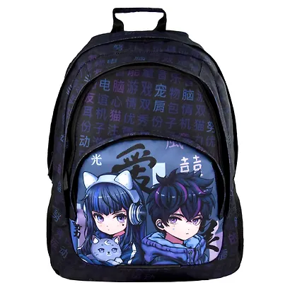 Рюкзак "Кибер Аниме"33*43*13,5 см, 1 отделение, 4 кармана, полиэстер - фото 2