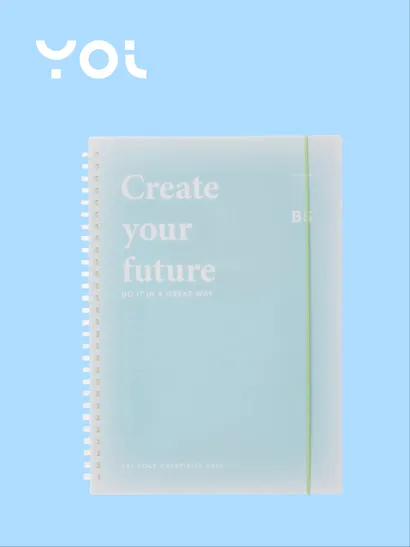 Тетрадь В5 70 листов в клетку "Light and Poem", резинка, в ассортименте, Yoi - фото 2