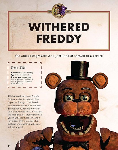 Five Nights at Freddys: Official Character Encyclopedia - фото 3
