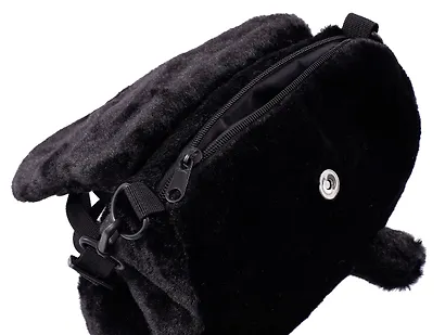 Рюкзачок-игрушка плюшевый Котик черный (17х14) (12-00830-202406-2) Bookvalno - фото 6