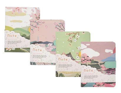 Книга для записей A5 112 листов, "Япония", в ассортименте - фото 1