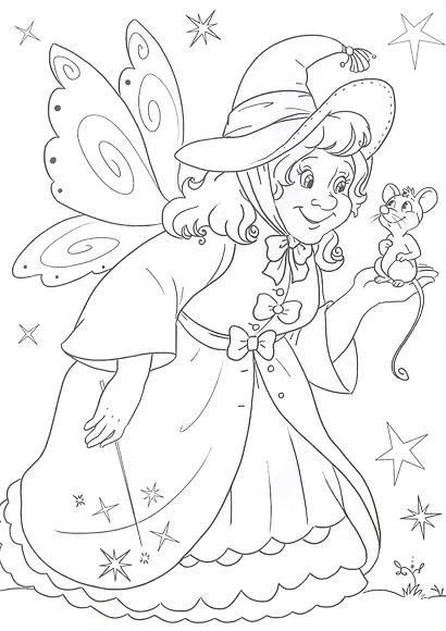 Раскраска А4 Эконом. Золушка - фото 5