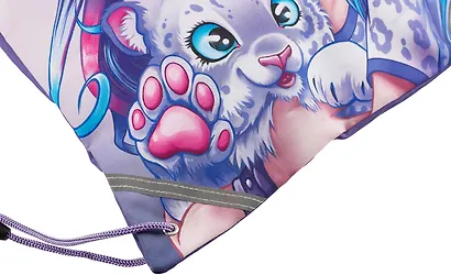 Мешок для сменной обуви Феникс+, "Девушка с барсом" - фото 6