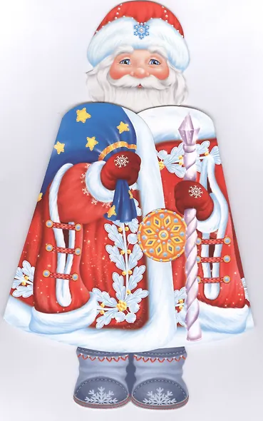 Кукла-книжка. Дед Мороз - фото 1