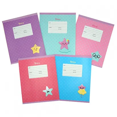 Тетрадь в линейку Unnika, "Звездочка", 12 листов, в ассортименте - фото 9