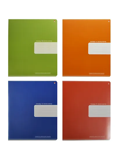 Тетрадь в клетку Альт, "Премиум металлик", 18 листов, в ассортименте - фото 1