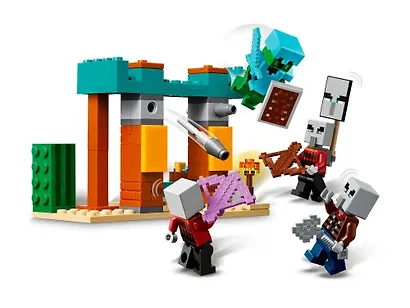 LEGO Minecraft: Сельский патруль в пустыне, 105 деталей (21267) - фото 4