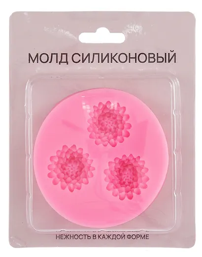 Силиконовый молд Цветы 3 - фото 1