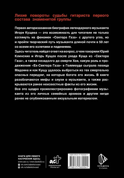 Игорь Кущ и "Сектор Газа". Авторизованная биография - фото 2