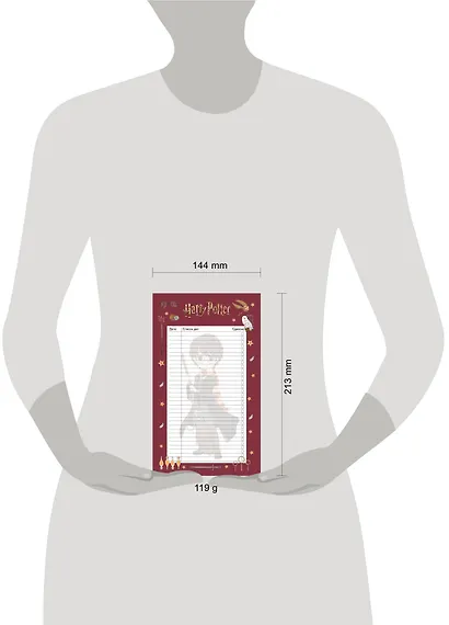 Планер недат. А6 64л "Гарри Поттер" скоба, вертик. - фото 3