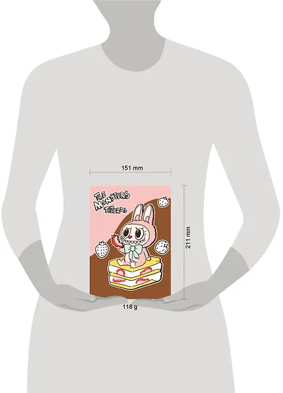 The Monsters. Тетрадь в клетку общая (Лабубу и пироженки, А5, 48 л.) - фото 3