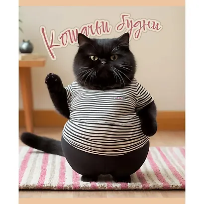 Тетрадь в клетку "Кошачьи будни", 48 листов, в ассортименте - фото 3