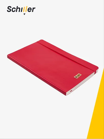 Книга для записей «Elegance» А5, 80 листов в линейку, красная, Schiller - фото 2