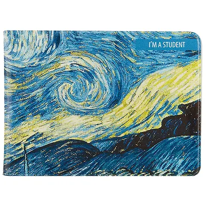 Обложка для студенческого Винсент Ван Гог звездная ночь - фото 1