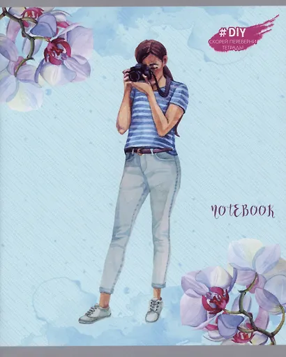 Тетрадь в клетку Listoff, "DIY Collection. Вдохновение", 96 листов, в ассортименте - фото 1