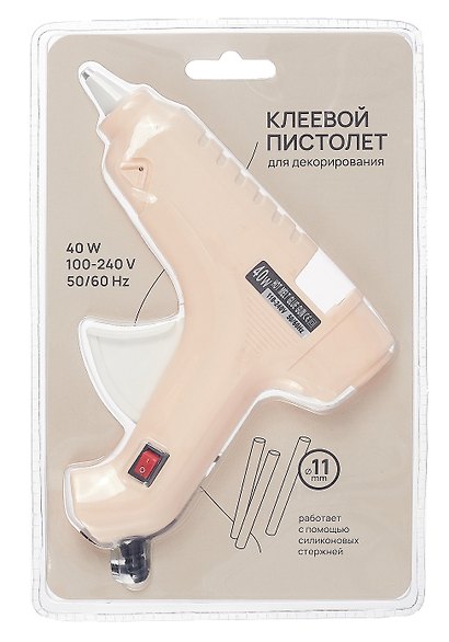 Клеевой пистолет для декорирования 40W, для стержней 11мм - фото 9