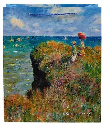 Пакет А4 32*26*12 "Прогулка по скалам" нейтр. бум.мат.ламинат - фото 2