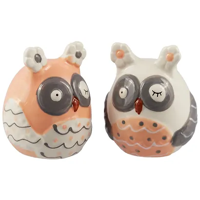 Фигурка Сова разноцветная с ушками(керамика)(7*6см) - фото 3