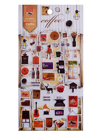 Наклейки PVC Кофе - фото 1