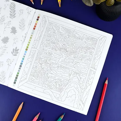 Пейзажи. Раскраска 3 в 1 - фото 5