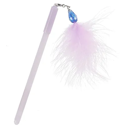 Гелевая ручка синяя, «Feather», в ассортименте - фото 1