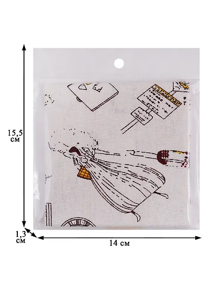 Отрез льна Город 48х48см (орр) - фото 3