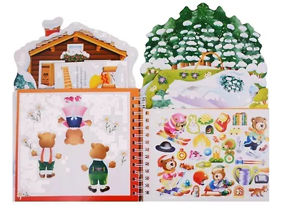 Сказочный домик: книжка-конструктор с наклейками - фото 5